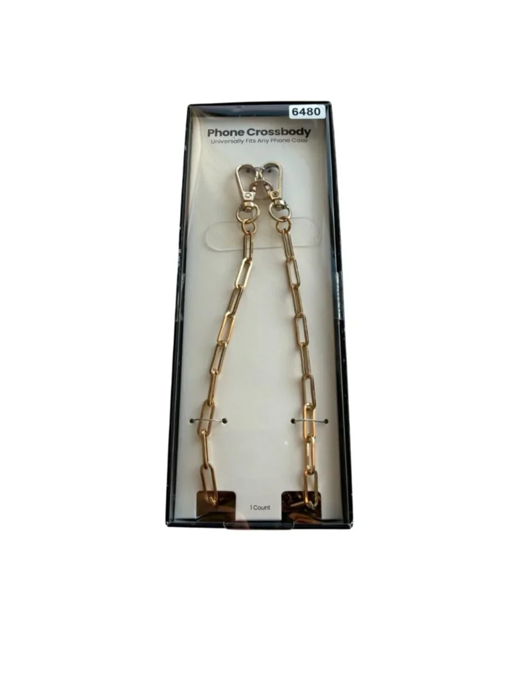 Phone Crossbody Strap Universal Case Lanyard Necklace Attachment Gold Chain NEW